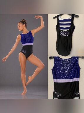 Chalk Warrior x Ozone 2029 Camp Collection Gymnastics Leotard MA-Medium adult
